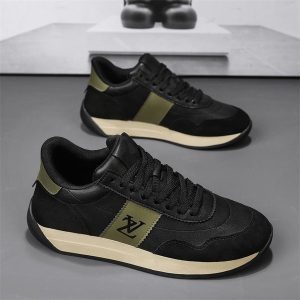 Leather Casual Trendy Sneakers Soft Sole Men's Shoes